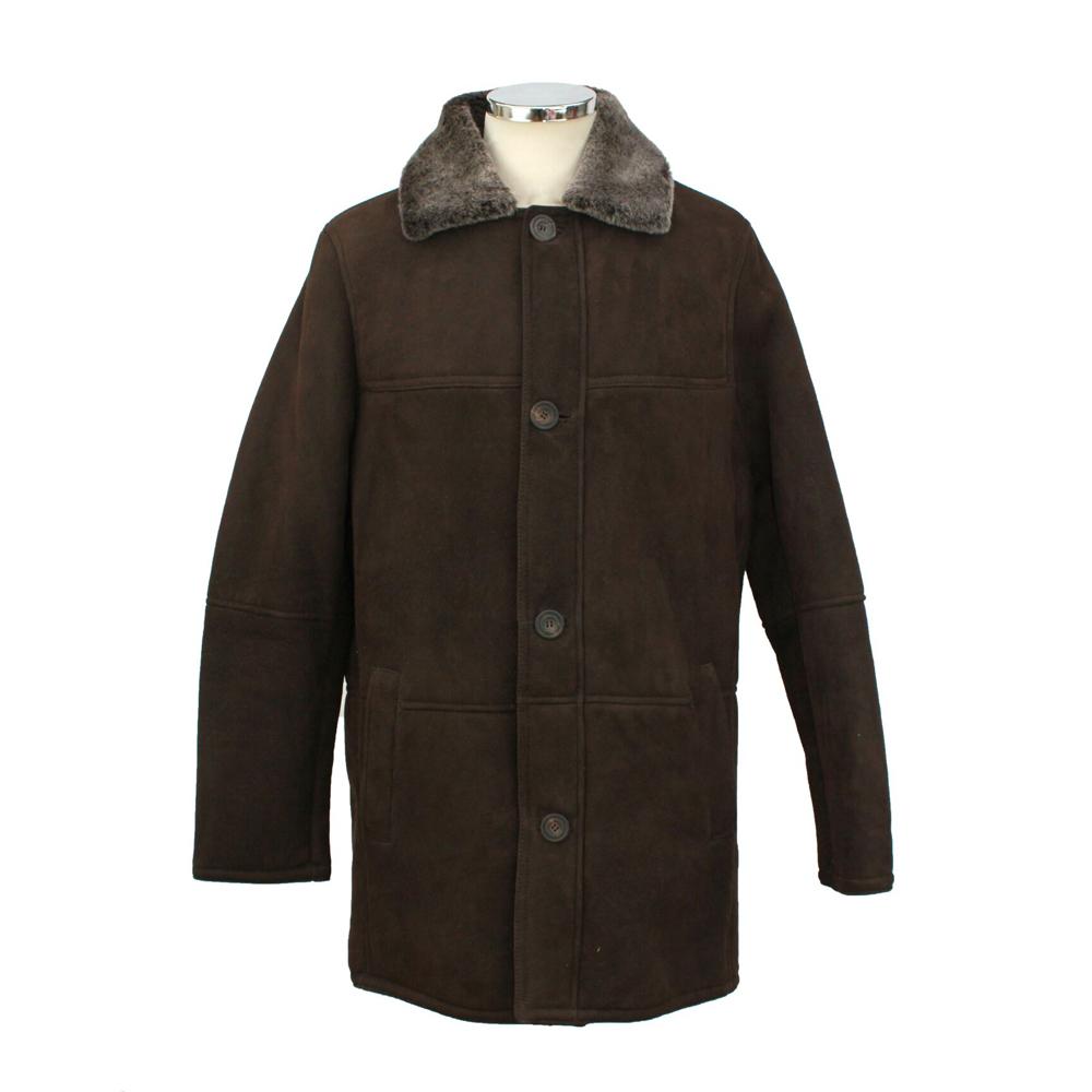 Mens sheepskin store overcoat